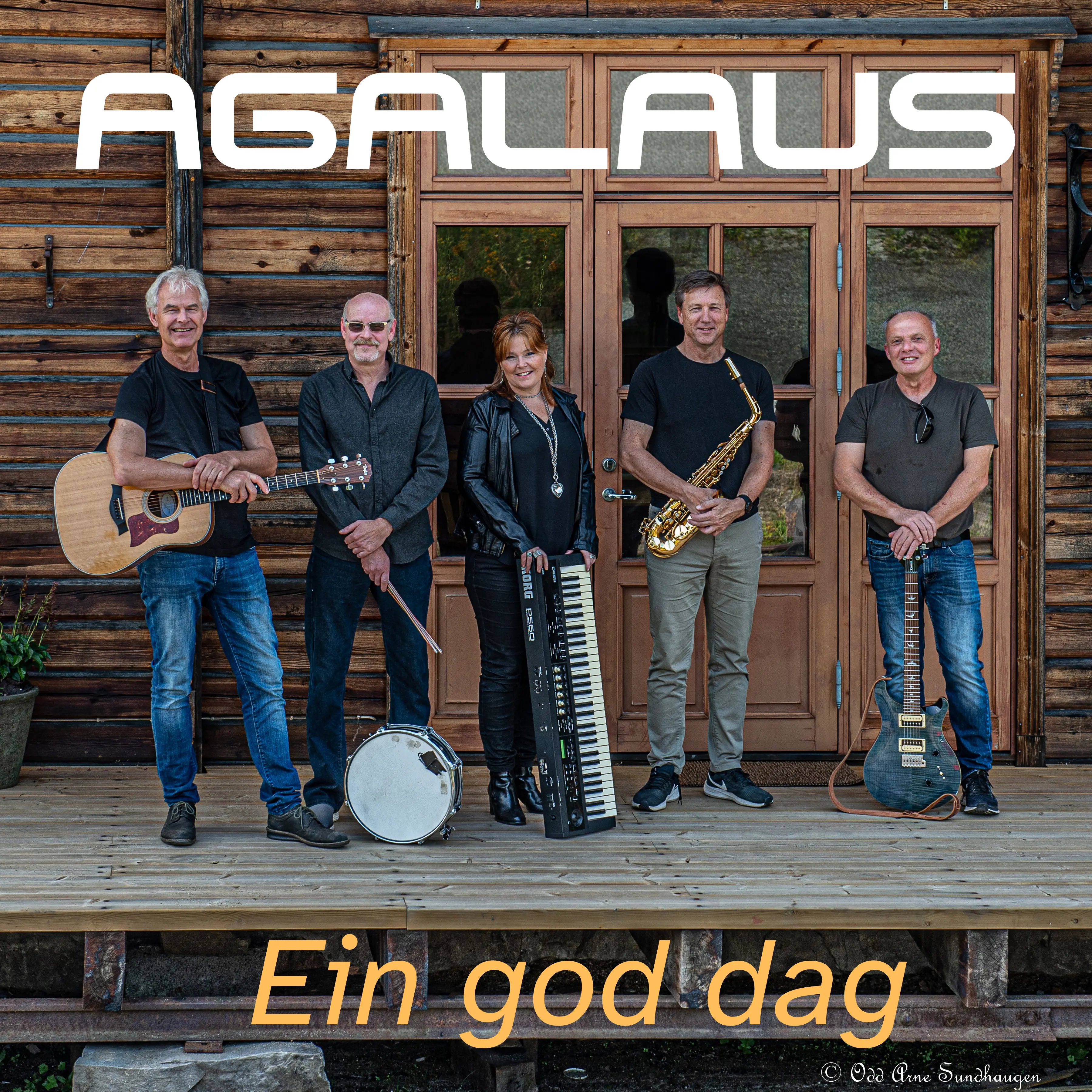 Storebror og meg i en eng